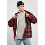 Urban Classics Teddy lined plaid jacket red/black