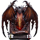  Hearthstone Deathwing zbirateljski kip v okvirju 34cm | Shoptok.si