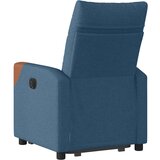  Naslonjač na podizanje od tkanine plavi | shoptok.hr