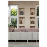 WOOOD Svetlo siva TV omarica iz masivnega bora 152x53x46 cm Basu &amp;ndash; Slike