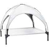 Krevet za psa Srebrno Siva 104 x 86 x 84,5 cm Čelik | Eponuda.ba