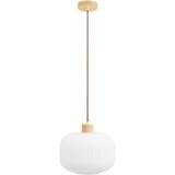 House Nordic Bela viseča svetilka s steklenim senčilom ø 30 cm Argalo – Cene