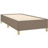  Krevet s oprugama i madracem smeđesivi 100 x 200 cm od tkanine | shoptok.hr