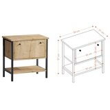 Hanah home noćni ormarić valery sapphire black | ePonuda.com