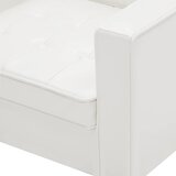 vidaXL Fotelja bijela 75x70x75 cm umjetna koža | shoptok.hr
