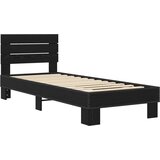  Okvir kreveta s uzglavljem Crni hrast 80 x 200 cm | shoptok.hr