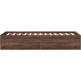  Okvir za krevet smeđi hrast 100 x 200 cm konstruirano drvo | shoptok.hr