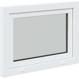 Okno za klet RISOR 80 x 60 cm PVC in steklo Bela, (5000215261) | Shoptok.si