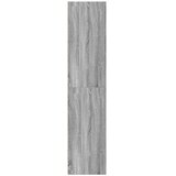  Visoka komoda siva boja hrasta 45x41x185 cm konstruirano drvo | shoptok.hr