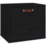 Maison Chic Stenska omarica - Zidna omarica črna 40x30x35 cm trdna borovina iu779, (22062878) Cene