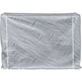vidaXL stojalo za drva z dežnim pokrovom 200x25x150 cm pocinkano jeklo | Shoptok.si