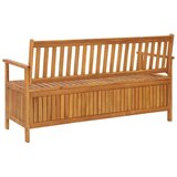  Klupa za pohranu 148 cm od masivnog bagremovog drva | shoptok.hr