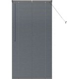 vidaXL Okenska roleta z zavesami Drugo Temno siva 85 x 175 cm Aluminij | Shoptok.si