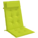  Jastuci za stolicu s visokim naslonom 2 kom zeleni od tkanine | shoptok.hr