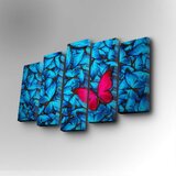 Wallity 5PUC-050 multicolor decorative canvas painting (5 pieces)