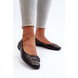 Boto Women's Eco Leather Ballerina Flats with Decoration Black Edoslli Cijene