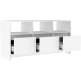 TV ormarić bijeli 102 x 37,5 x 52,5 cm od konstruiranog drva | Eponuda.com