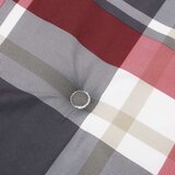  Jastuci za ležaljke 2 kom crveni karirani od tkanine Oxford | shoptok.hr
