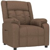  Naslanjač iz rjavega blaga, (20929168) | Shoptok.si