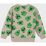 Sinsay Podstavljena loose majica okruglog izreza s printom Minecraft | shoptok.hr