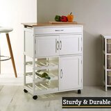 Premier Housewares Od bambusa kolica za posluživanje na kotačima 37x67 cm Harlow – | shoptok.hr