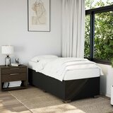 Maison Chic Posteljni okvir - Enojna postelja - Postelja za odrasle brez vzmetnice Črna 80x200cm Tkanina-J11819, (21766555) | Shoptok.si