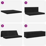 SOFA na razvlačenje 200 x 67 x 45 cm Crna | Eponuda.com