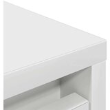 vidaXL Omarica za čevlje bela 29,5x34x76 cm inženirski les | Shoptok.si