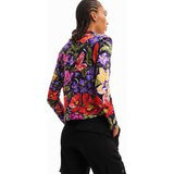 Desigual Bluza zelena / lila / jajčevec / oranžno rdeča | Shoptok.si