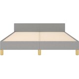  Okvir za krevet bez madraca svjetlosivi 140x200 cm od tkanine | shoptok.hr
