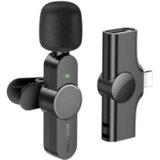 Borofone Mikrofon wireless iPhone/lightning BFK12 Trophy lavalier digital black | Eponuda.ba