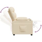  Naslonjač od tkanine krem | shoptok.hr