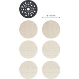Bosch EXPERT M480 početni komplet za rotacione brusilice 125mm, granulacija 80/120/180; 7-delni - 2608901202 | Eponuda.com