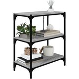 Ormarić za knjige boja hrasta 60x33x70,5 cm od drva i čelika | shoptok.hr