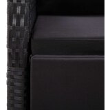  7-dijelni vrtni blagovaonski set crni | shoptok.hr