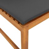  5-delni set vrtnarskih klopi s blazinami iz trdega akacijevega lesa, (22015513) | Shoptok.si