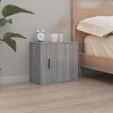 vidaXL Zidni noćni ormarić sivog hrasta 50x30x47 cm Cijene