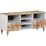 vidaXL TV omarica 100x33,5x46 cm Masivni les Mango Cene