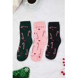 TRENDYOLMILLA Ženski set čarapa Thmaw26Co00023, 3 komada, Tamnoplavi Cene