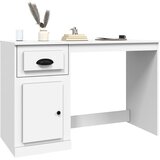  Radni stol s ladicom bijeli 115 x 50 x 75 cm konstruirano drvo | shoptok.hr