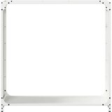  Stalak za drva bijeli 90x28x90 cm Hladno valjani čelik | shoptok.hr