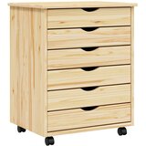  Pokretni ormar s ladicama MOSS Prozirni lak 53 x 39 x 65,5 cm | shoptok.hr