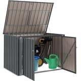  Kutija za spremanje u vrtu Crna 151,5 x 107 x 100 cm Čelik | Eponuda.com