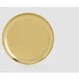 Reserved keramičen krožnik - zlata