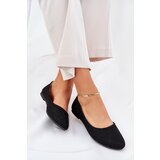 Boto Women's Flat Ballet Shoes With Glitter Black Tatorelis | shoptok.hr