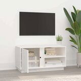 TV omarica bela 80x35x40,5 cm trdna borovina, (20731655) | Shoptok.si