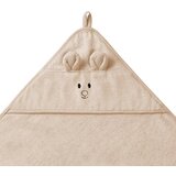 BabyOno Ručnik bambus 100x100 cm, with ears, tamno bež | shoptok.hr