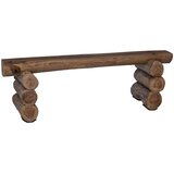  Klupa Prirodna 110 x 30 x 34 cm Čvrsto teak drvo | shoptok.hr