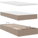 vidaXL Okvir kreveta s madracem cappuccina 90x190cm umjetna koža | shoptok.hr