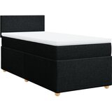 Maison Chic Box spring postelja - Vzmetna postelja z vzmetnico črna 90x200 cm blago SL24676, (21879239) Cene